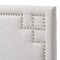 Baxton Studio Geneva Modern Grayish Beige Upholstered Twin Size Headboard 125-6987 - alternate 2